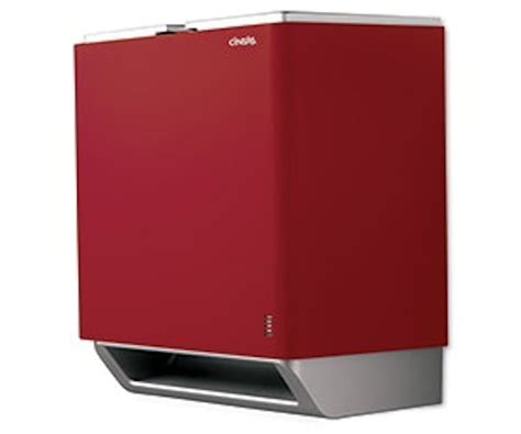 Insert 4 C‐cell batteries making sure to place the batteries in the compartment in the proper orientation as shown. . Cintas signature series paper towel dispenser